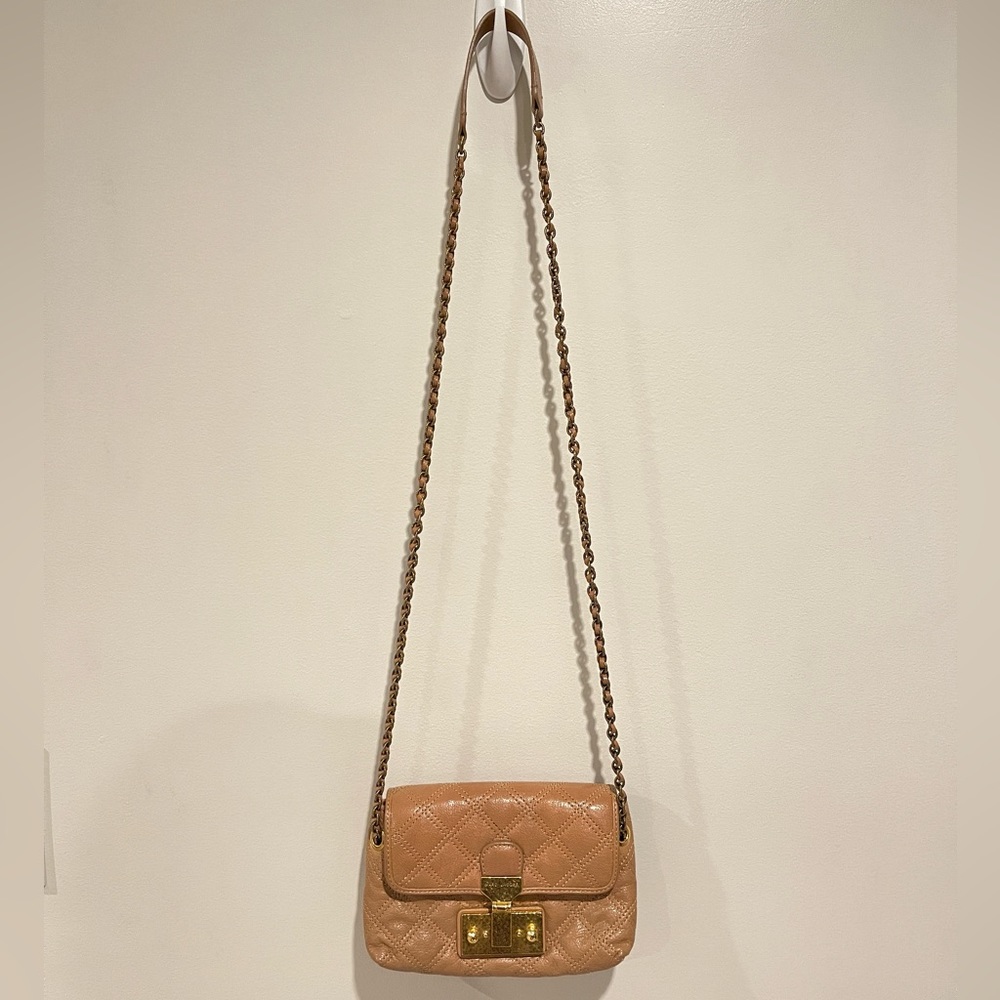 ❤️‍🔥 MARC JACOBS The Single Baroque Quilted Small Bag, Nude - Picture 3 of 10